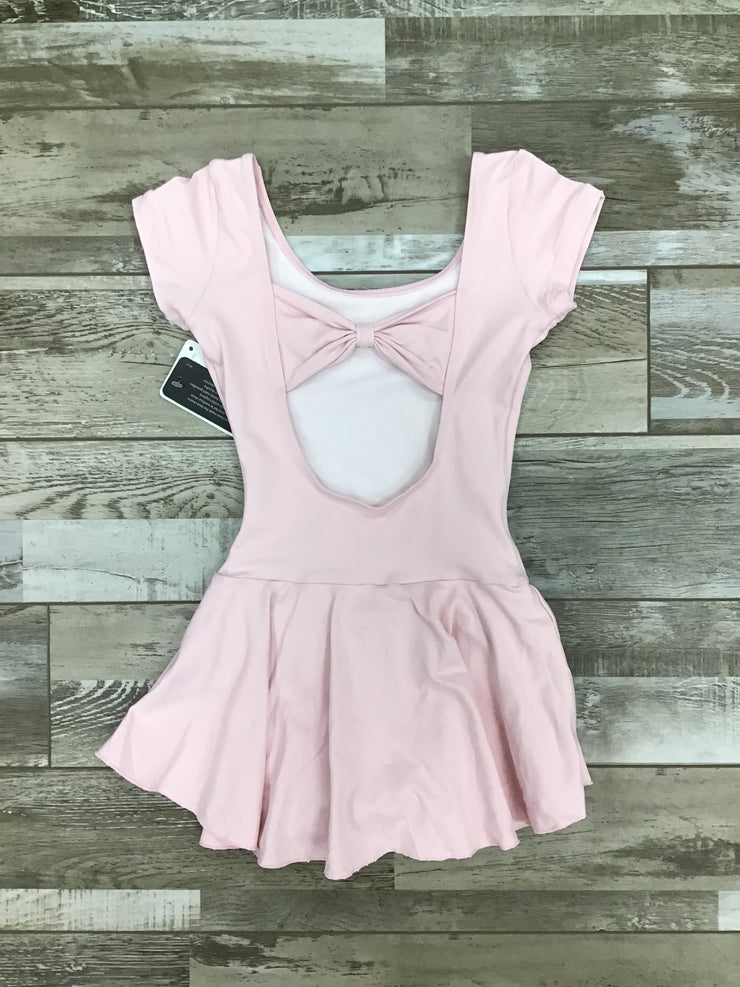 So Danca - Children's Christabel Cap Sleeve Leotard Dress - Child (SL122) - Light Pink (GSO)