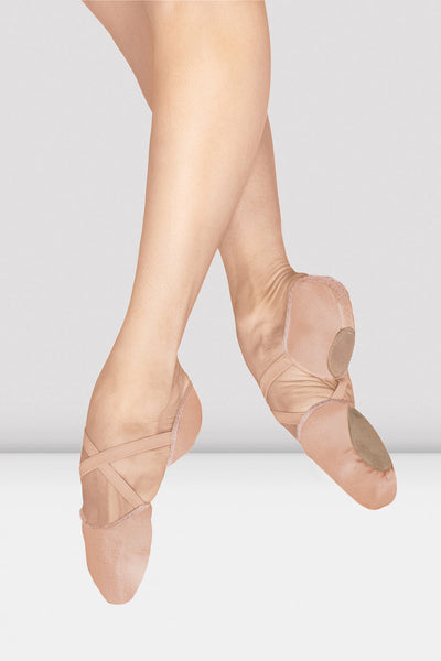 Bloch - Elastosplit X Canvas Ballet Shoe - Adult (ES0251L) - Pink FINAL SALE