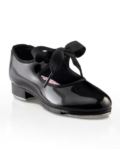 Capezio - Jr. Tyette Tap Shoes - Child (N625C) - Black Patent (GSO)
